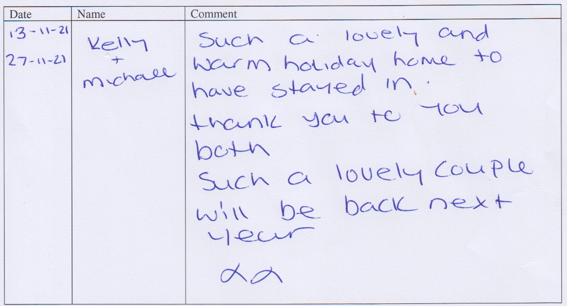 Guest book page 68b